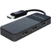 DeLOCK DisplayPort Splitter 1.4 1x DisplayPort 3x DisplayPort, Black, 30 cm
