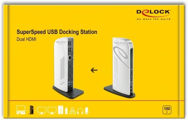 NB ACC Delock compatible USB Dockingstation Dual HDMI