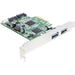 Delock PCIe Express Card SATA 6Gb/s 2x intern SATA and 2x external USB 3.0, x4