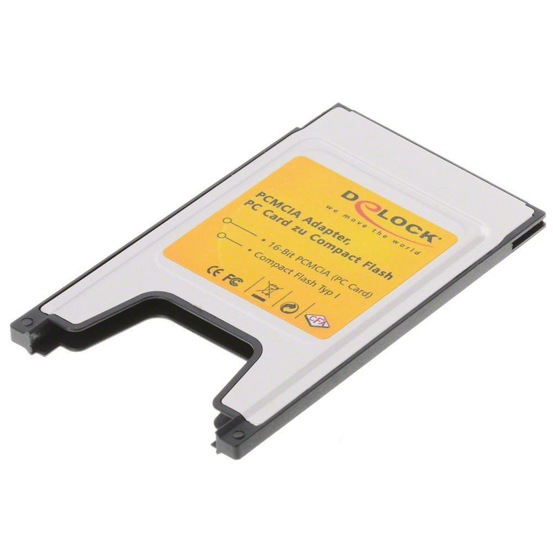 DeLOCK MR000066 PCMCIA Card Reader for Compact Flash Cards - Black