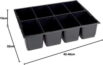 Sortimo L-Boxx small parts insert for 136 8 cavities.