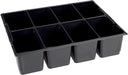 Sortimo L-Boxx small parts insert for 136 8 cavities.