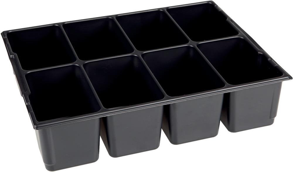Sortimo L-Boxx small parts insert for 136 8 cavities.