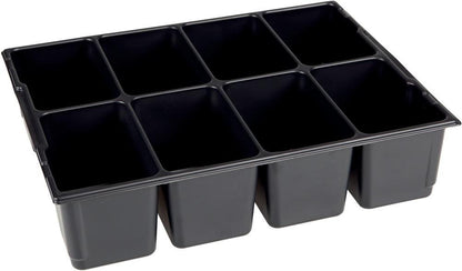 Sortimo L-Boxx small parts insert for 136 8 cavities.