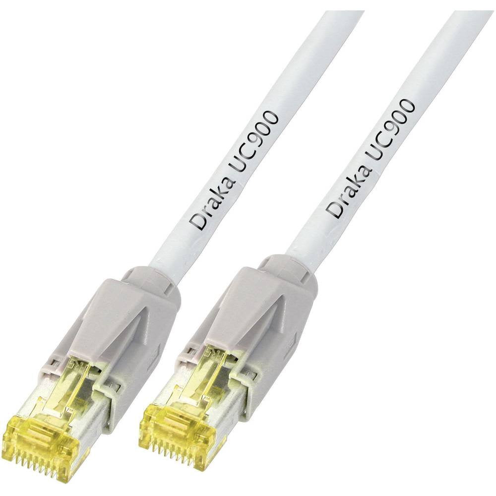 EFB-Elektronik 10 m RJ45 10 m Network Cable (RJ45 Network Cable – Grey, 10 M, Rj-45/rj-45, Male/Male, CAT6 A, Grey)