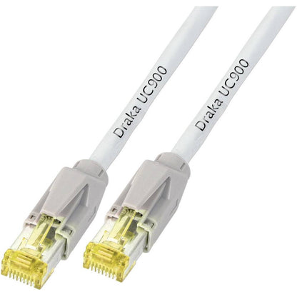 EFB-Elektronik 10 m RJ45 10 m Network Cable (RJ45 Network Cable – Grey, 10 M, Rj-45/rj-45, Male/Male, CAT6 A, Grey)