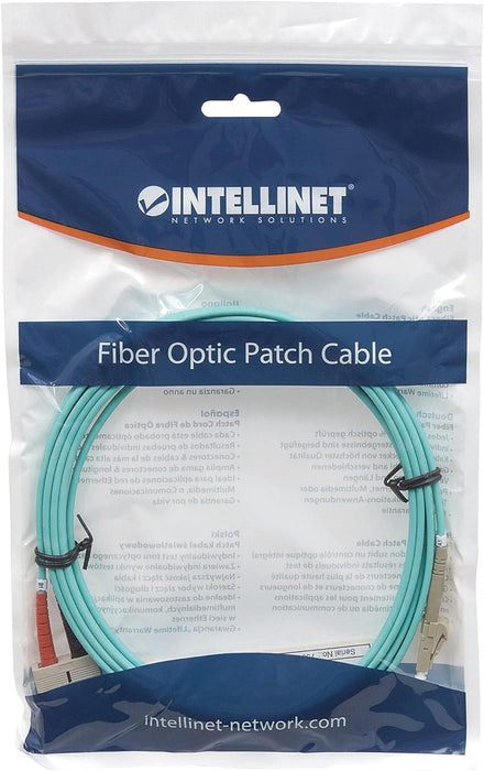 EFB Duplex Jumper LC-SC 50/125, OM3, LSZH, aqua, 2