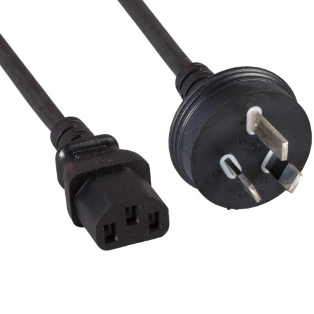 `EFB Netzkabel Australien AS3112 - C13 180?,sw,1.8m`