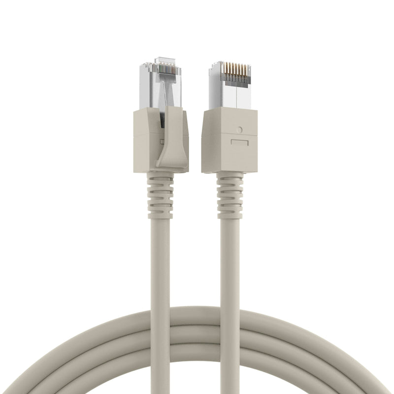 EFB-Elektronik RJ45 Patchkabel Cat.6A S/FTP FRNC Grau 1,5 m