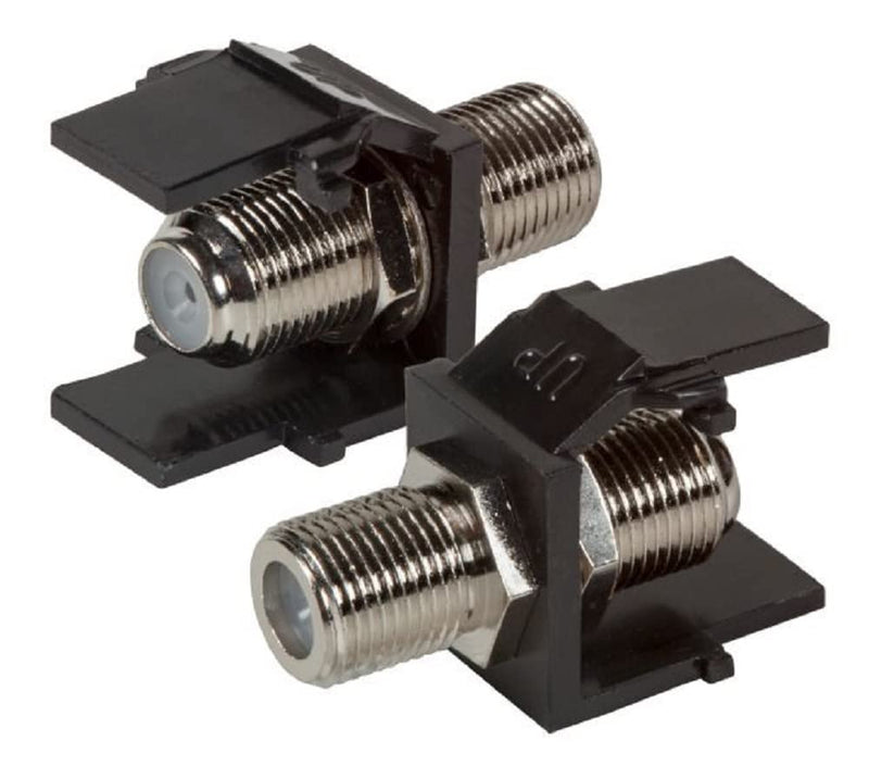 EFB Keystone Einbauadapter F-Verbinder, schwarz