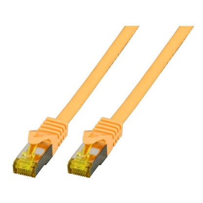EFB-Elektronik - CAT. 6A Netzwerkkabel - 1 m LAN Kabel Ethernet Kabel Patchkabel mit Klinken-/Knickschutz - RJ45 Anschluss, S/FTP LSZH - gelb Gelb 1 m