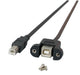 EFB USB2.0 Verlangerung A-A,St.-Einbaubuchse,1.0m,