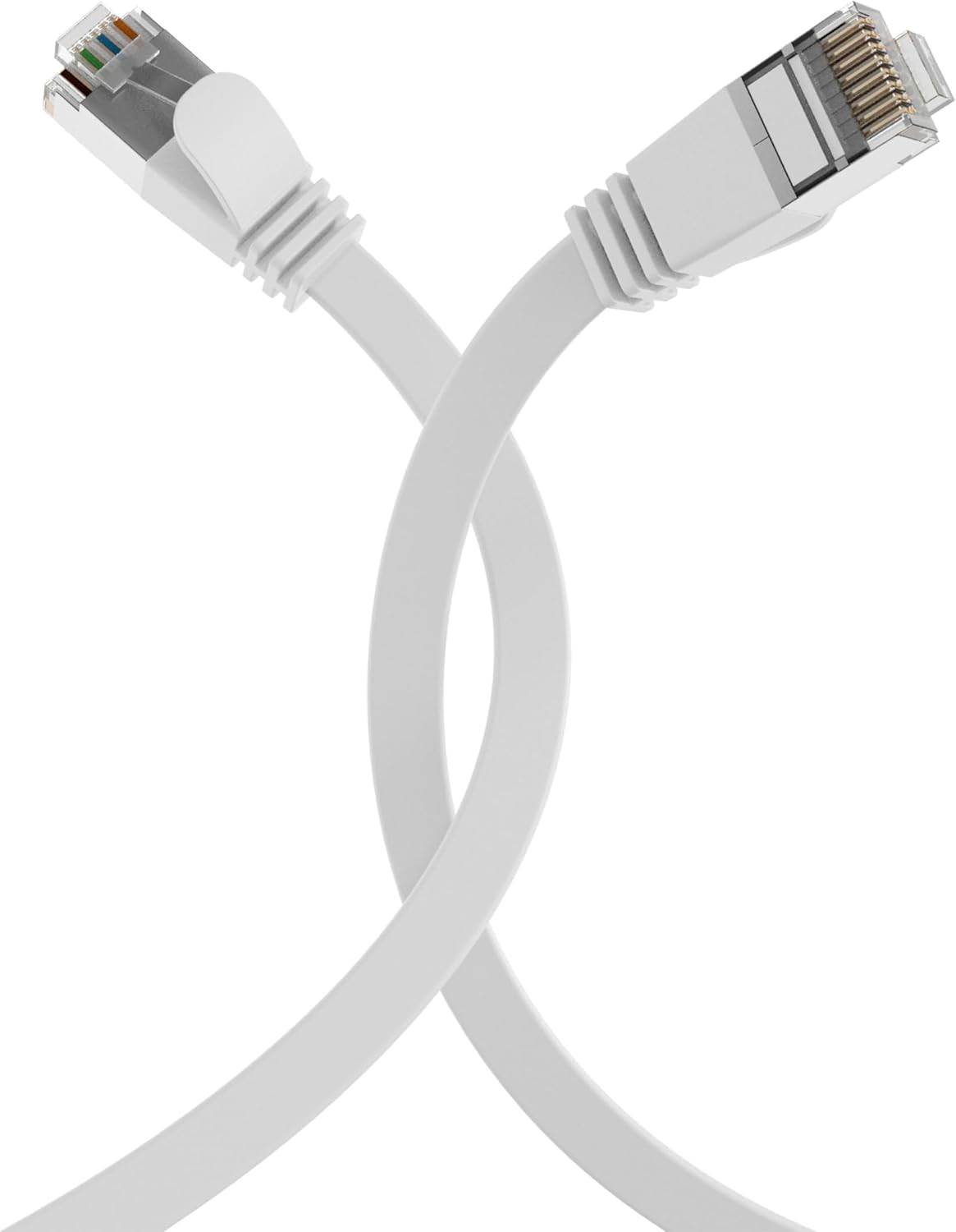 Efb Rj45 Flachpatchkabel U/ftp, Cat.6a, Pvc, 0.25m