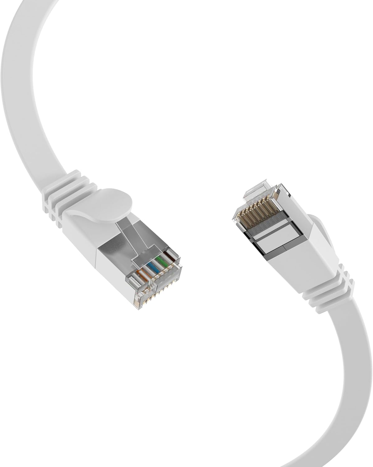 Efb Rj45 Flachpatchkabel U/ftp, Cat.6a, Pvc, 0.25m