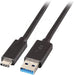 EFB-Elektronik K5282-3ASW.1 USB 3.0 Kabel, C Stecker auf A-Stecker, 1 m