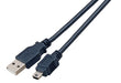 EFB USB 2.0 Connection Cable Male Type A to Mini Male Type B Classic 3.0 m Black