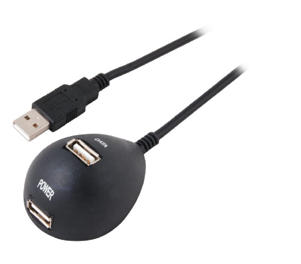 EFB USB Desktop Extension Cable 1.5 m A Male/A Female Black