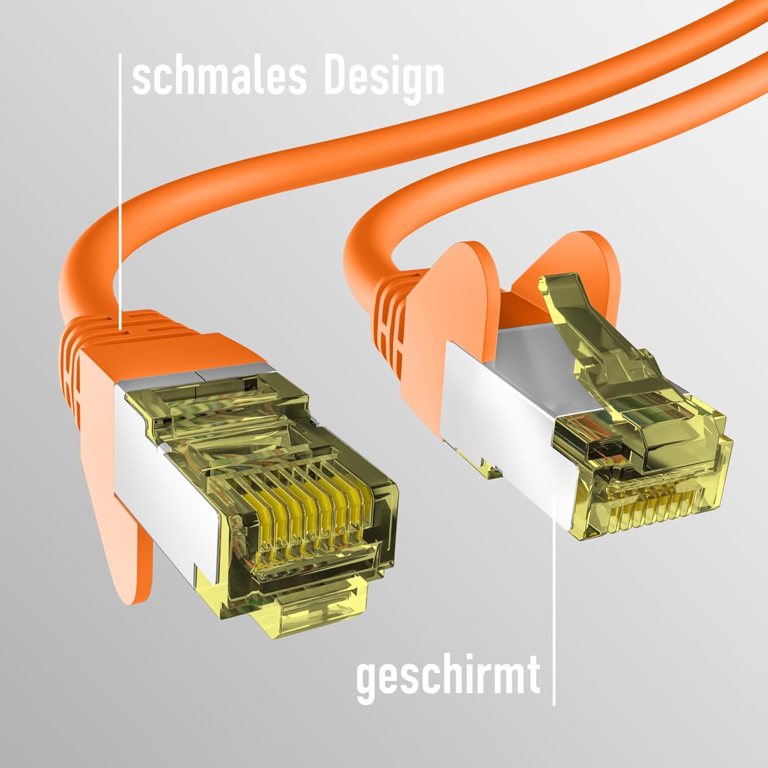 EFB-Elektronik Cat6a Orange Patch Cable S/FTP PIMF 1.5 m
