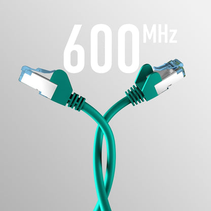 EFB-Elektronik - CAT. 7 network cable up to 10 Gbit - 25m LAN cable Ethernet cable patch cable with jack/kink protection - RJ45 connection, S/FTP PIMF shielding - green Green 25 m
