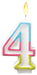 Susy Card 40012094 Number Candle '4' Number 4