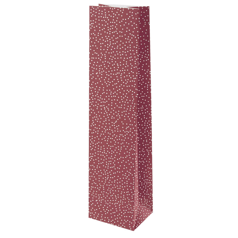 SUSYCARD Flaschenbeutel Papier 10x41x8cm bordeaux
