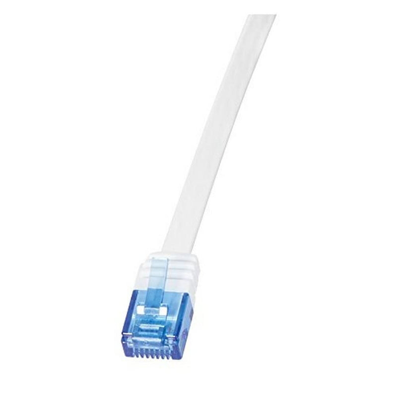 LogiLink Flach-Patchkabel RJ45 U/UTP Cat5e 7.50m Weiß 7,5m