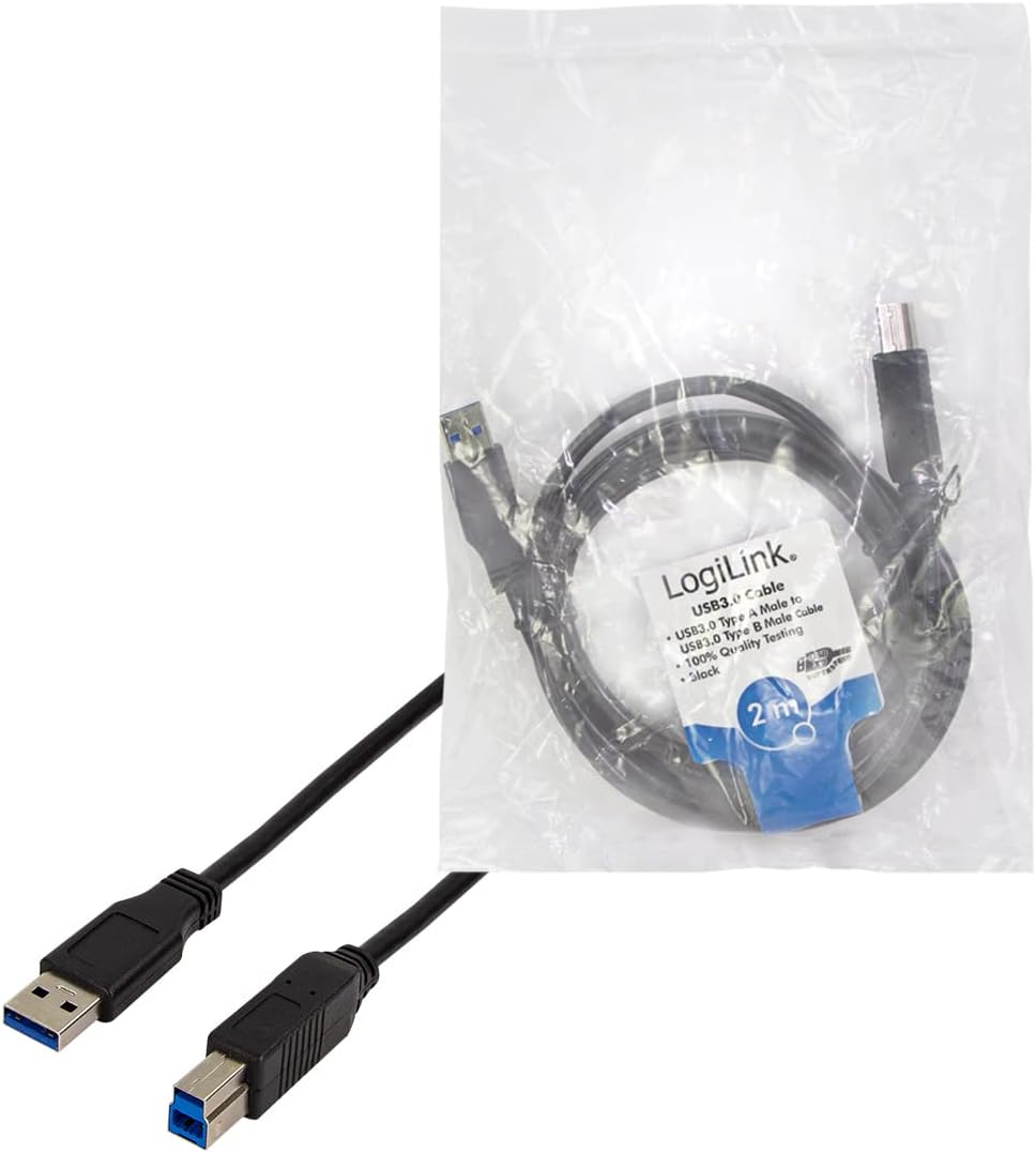 Logilink USB 3.0 Kabel, Typ A/B, 2 m
