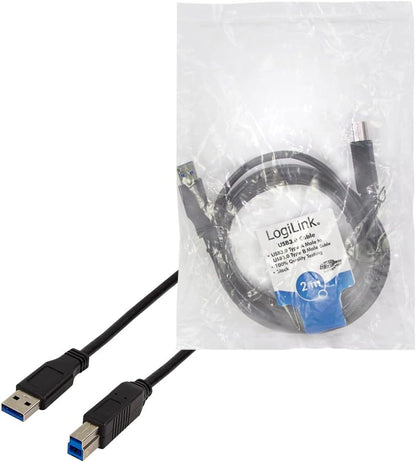 Logilink USB 3.0 Kabel, Typ A/B, 2 m