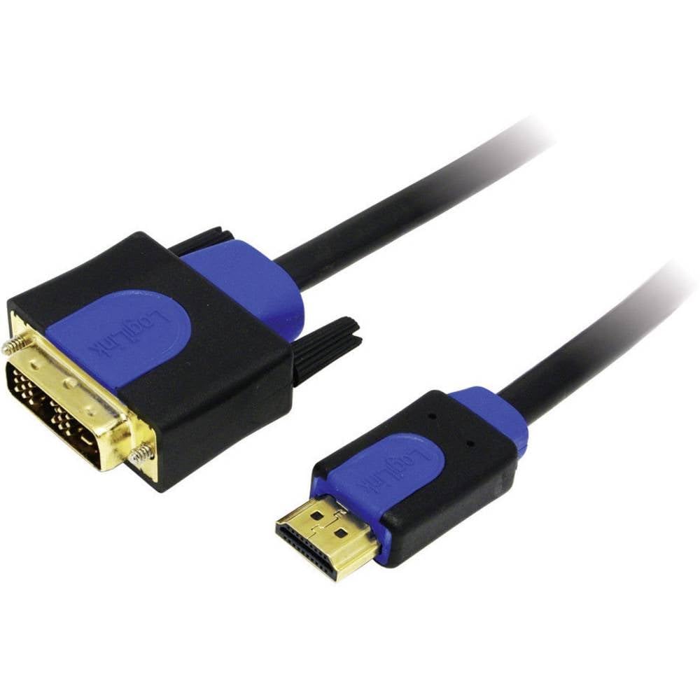 LogiLink 5m HDMI to DVI Cable - Black