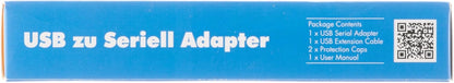 LogiLink AU-0034 USB 2.0 A Male to Serial Adaptor FTDI Chip