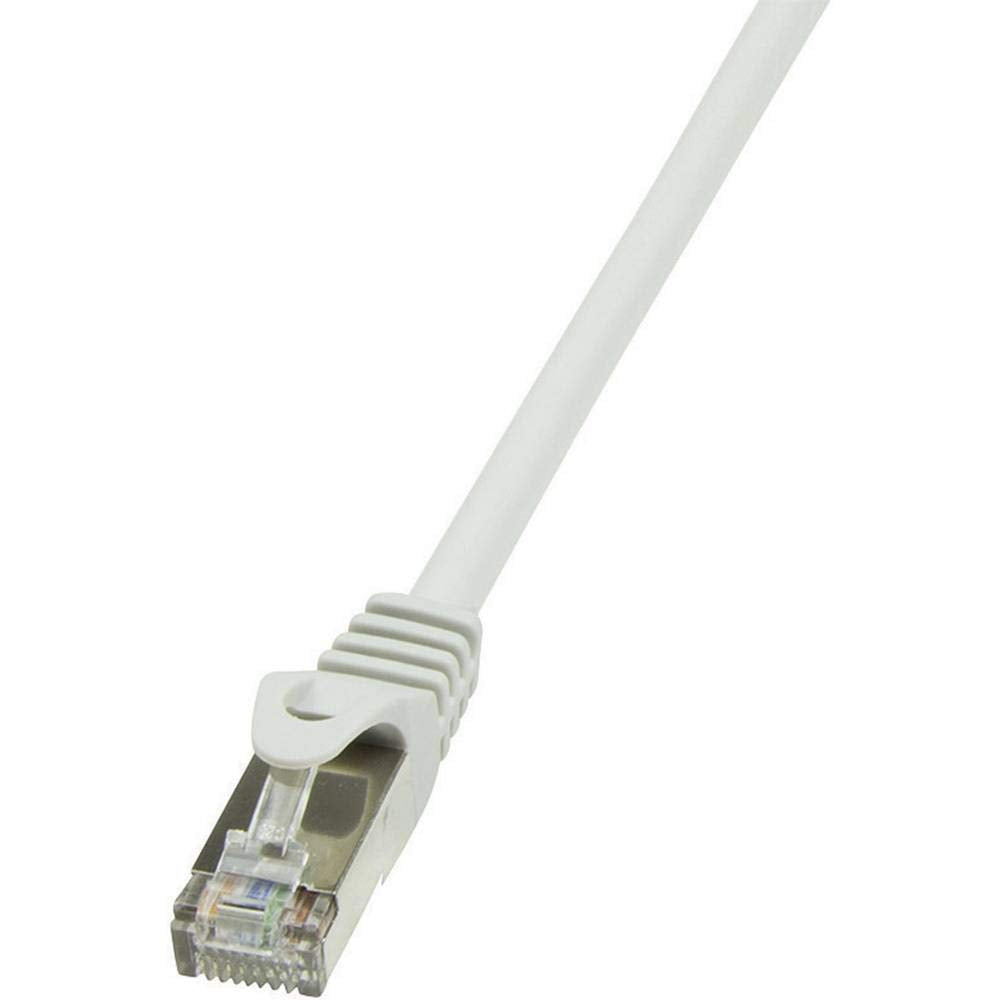 LogiLink CP1072D RJ45 Netzwerkkabel, Patchkabel CAT 5e SF/UTP 5.00m Grau, 3 Stück