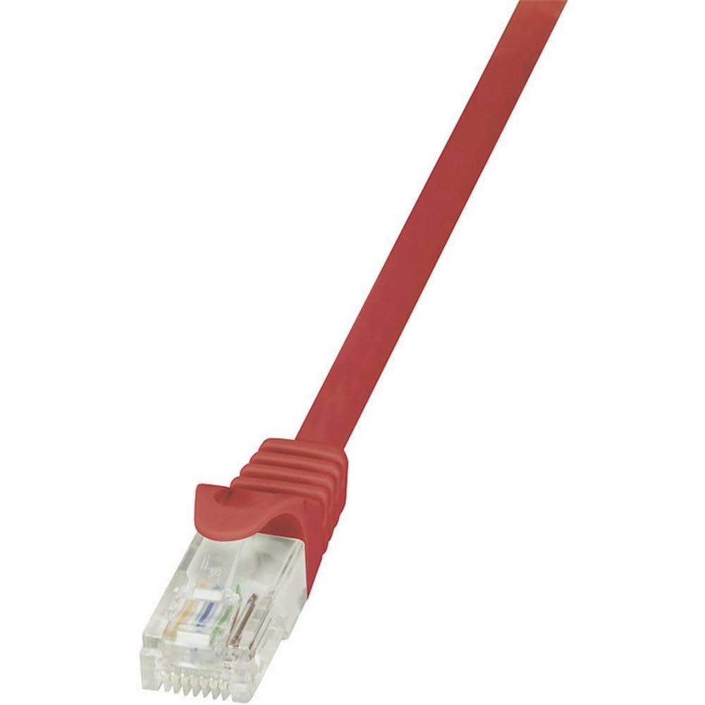 Logilink CP1064U CAT5e U/UTP Patch Cable, 3 Meter Length, Red, Red, 3 Meter Length