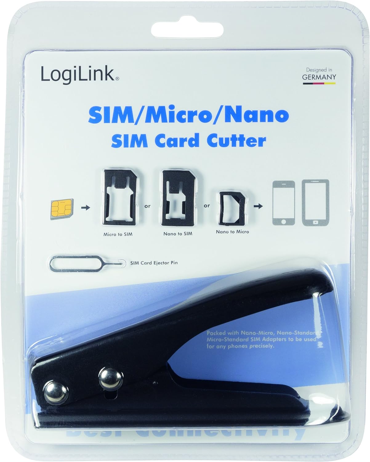 LogiLink WZ0026 2-in-1 Sim Card Cutter