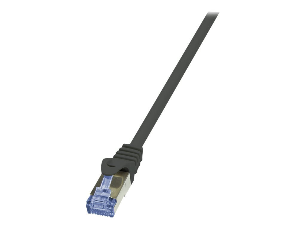 LogiLink CQ4113S RJ45 Netzwerkkabel, Patchkabel S/FTP 20.00m Schwarz vergoldete Steckkontakte, Flamm