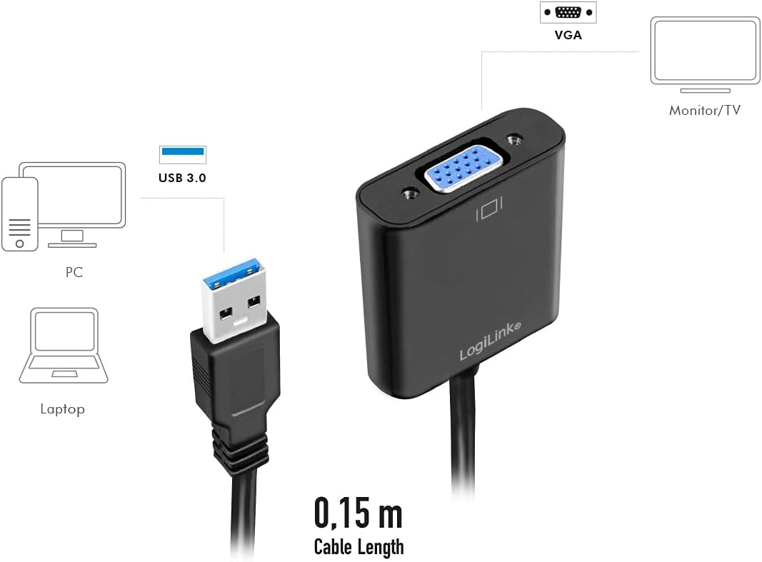 Logilink USB 3.0 to VGA Adapter UA0231