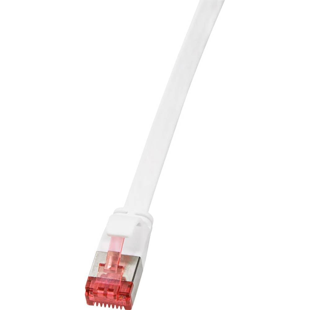 LogiLink CF2031S Network Cable 1 m Cat6 U/FTP (STP) White - Network Cables (1 m, Cat6, U/FTP (STP), RJ-45, RJ-45, White)