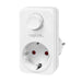 LogiLink Steckdosenadapter mit Dimmer weiB