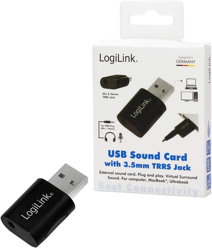 LogiLink UA0299 audio card USB USB-A