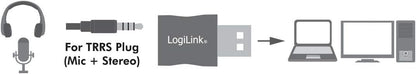 LogiLink UA0299 audio card USB USB-A