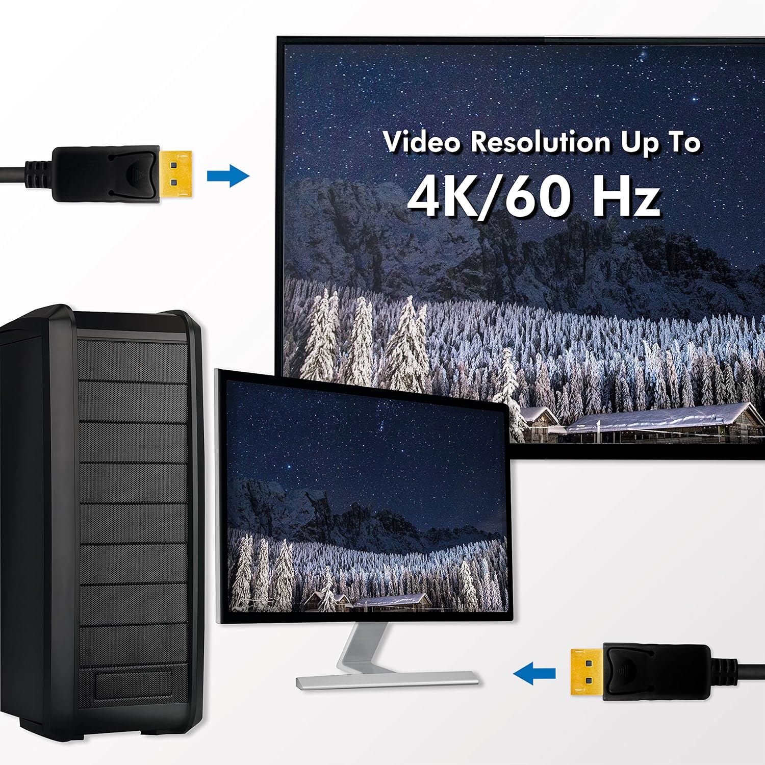LogiLink CV0113 Aktives DisplayPort 1.2 Anschlusskabel, Ultra HD, 3D, 4K2K/60Hz Schwarz 15m (aktiv)