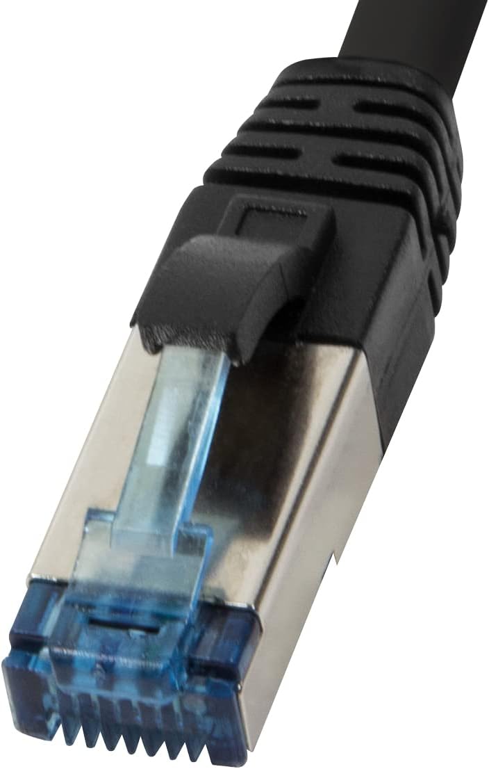 PUR (Polyurethan) CAT 6A Patchkabel 10G, S/FTP Schirmung, UV- und Hydrolyse beständig, 5m