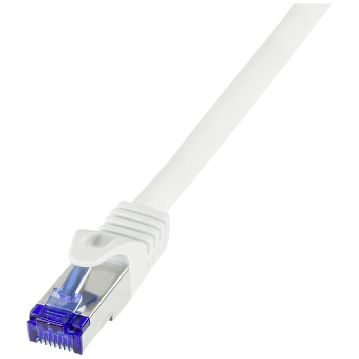 LogiLink C6A111S RJ45 CAT 6a S/FTP 20.00m Weiß 1St.