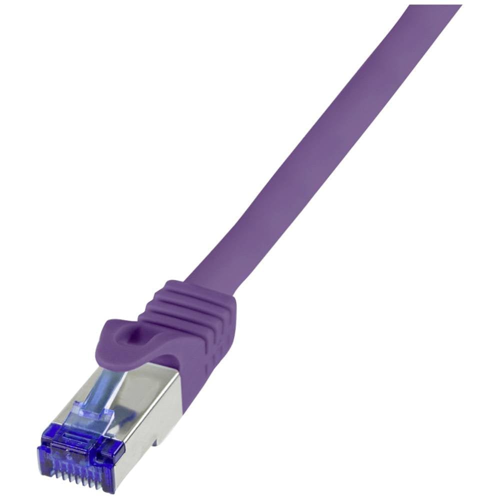LogiLink C6A119S RJ45 CAT 6a S/FTP 20.00m Violett 1St.