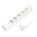 `LogiLink Steckdosenleiste 5-fach, 1,5m 2xUSB 5V/2,`