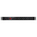 `LogiLink Steckdosenleiste 19 8xIEC320 C13,m. USS`