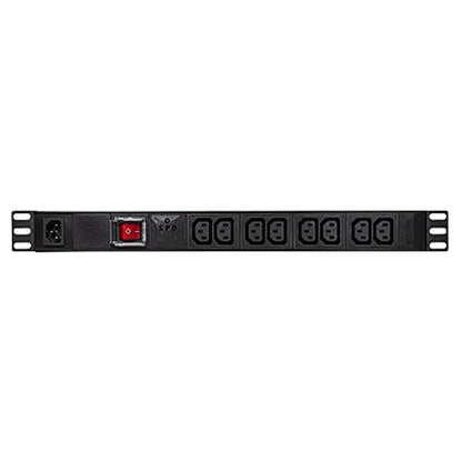 `LogiLink Steckdosenleiste 19 8xIEC320 C13,m. USS`