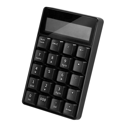 LogiLink ID0200 Wireless Bluetooth V5.1 Keypad with Calculator and LCD Display, Black