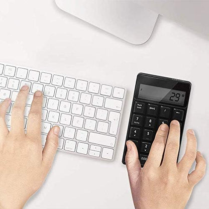 LogiLink ID0200 Wireless Bluetooth V5.1 Keypad with Calculator and LCD Display, Black