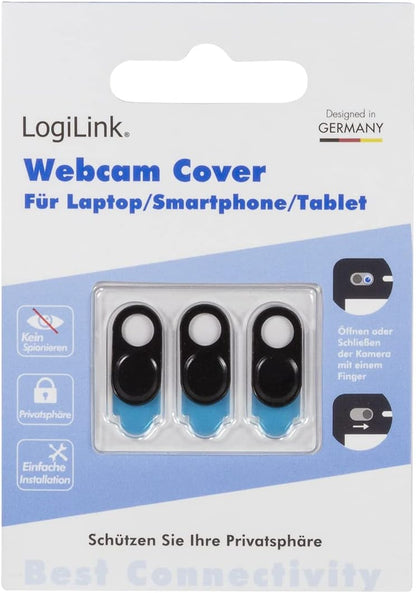 LogiLink Webcam-Abdeckug fur Laptop, Smartphone un
