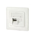 LogiLink Professional NK4054 LogiLink NK4054-Unterputzdose für 2 Keystone-Module, designkompatibel, reinweiß (RAL 9010), 2-Port
